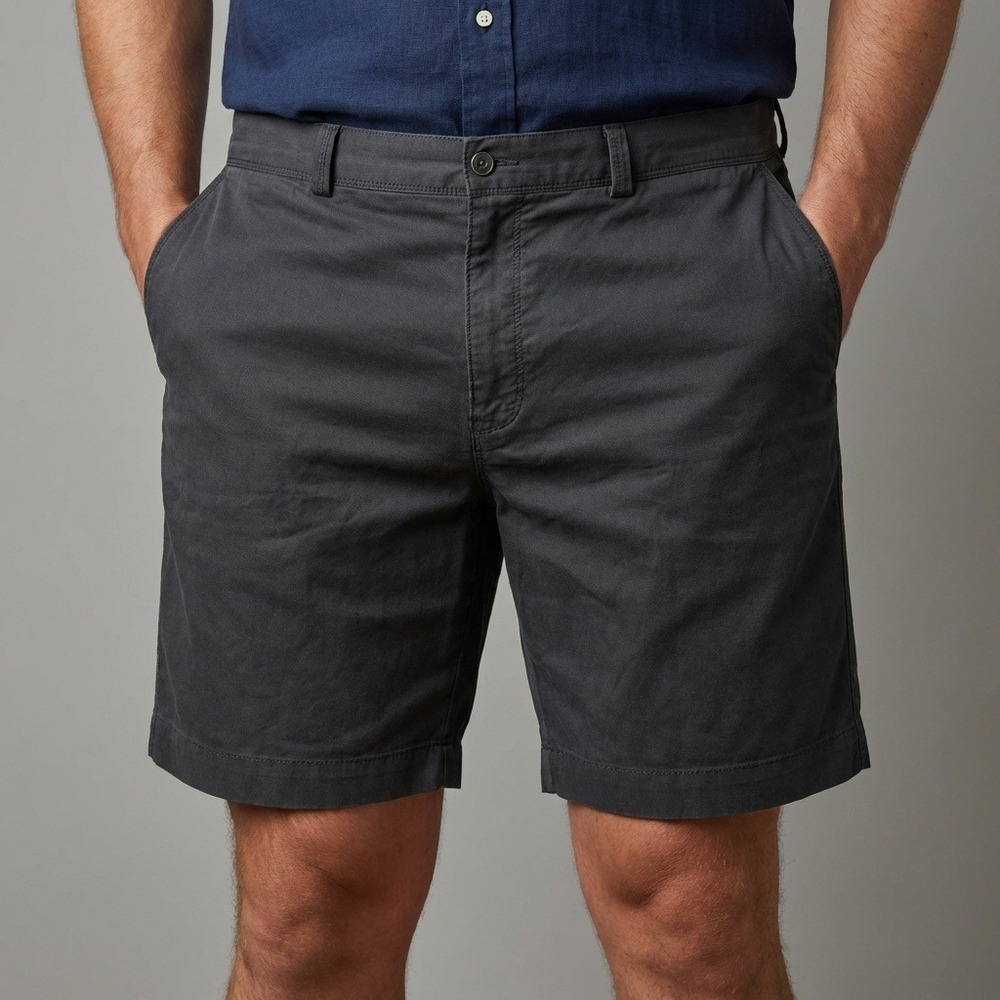 Tommy Bahama Boracay Chino Shorts Mens 42 Gray Cotton Tencel Stretch Casual